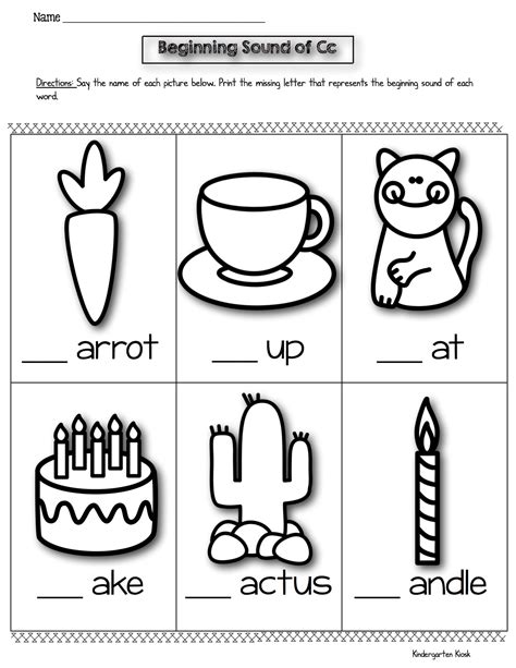 Phonics Prep: Alphabet Worksheets — Kindergarten Kiosk