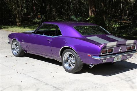 1968 Chevy Camaro in metallic purple | We Love Camaros! | Pinterest