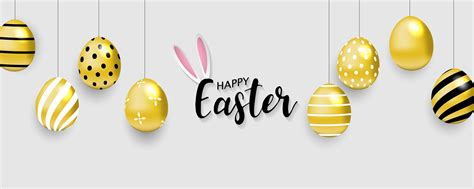 Happy Easter Background Banner 697318 Vector Art at Vecteezy