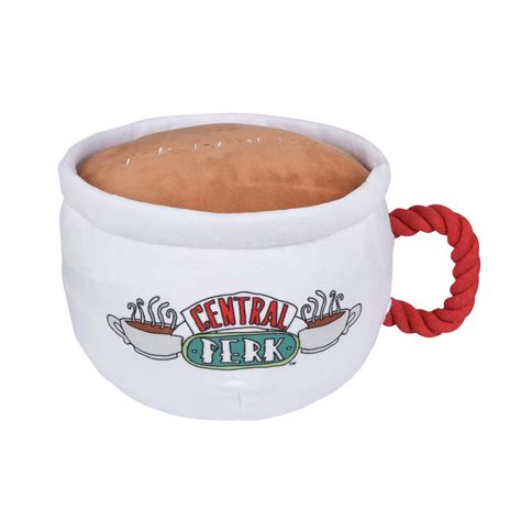 Fetch for Pets Friends TV Show Central Perk Coffee Mug Plush Dog Toy With Rope Handle, Large ...