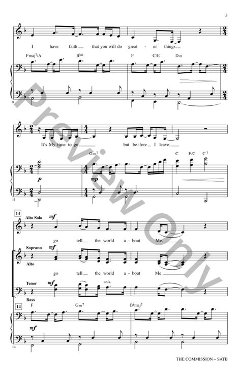 The Commission (SATB ) by Madison Cain, Loga | J.W. Pepper Sheet Music