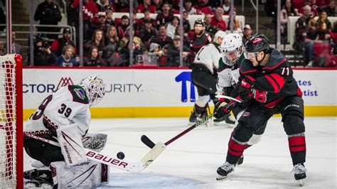 Coyotes Fall to Hurricanes in Final Game Before All-Star Break ...