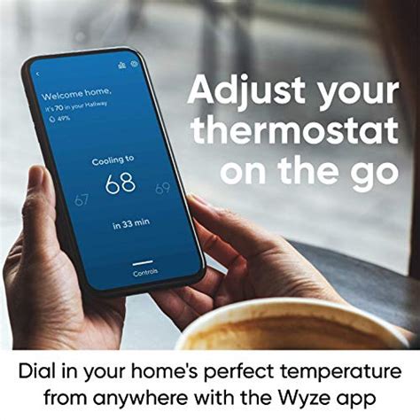 WYZE Smart WiFi Thermostat for Home with App Control Works with Alexa and Google Assistant ...