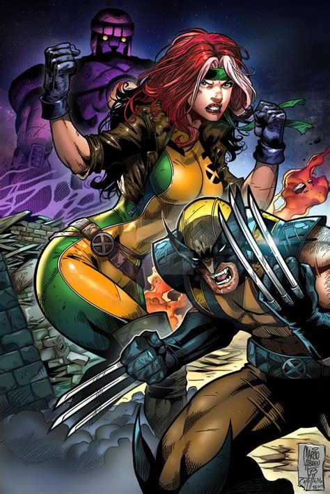 Wolverine and Rogue by TeoGonzalezColors on DeviantArt