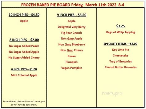 Online Menu of Gardner Pie, Akron, OH