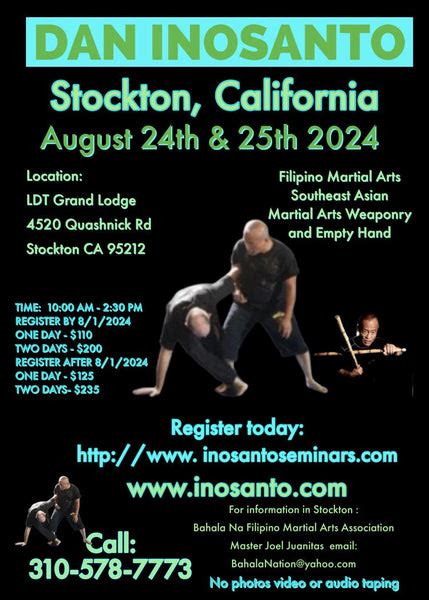 Guro Dan Inosanto Seminars