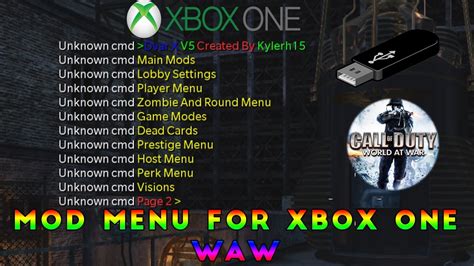 Xbox One Mod Menu