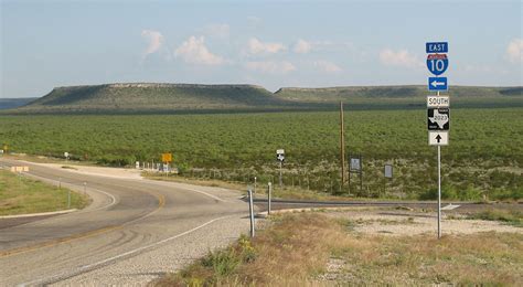 Interstate 10 west Texas photos Pecos Crockett counties