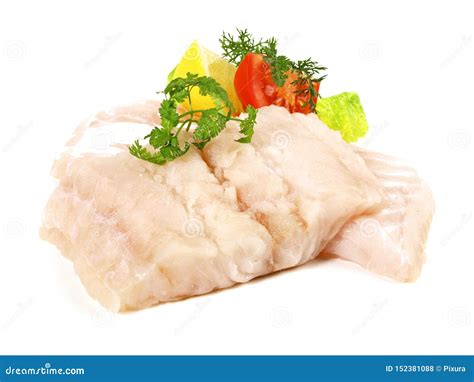 Ling Fish Fillet stock photo. Image of dinner, isolation - 152381088