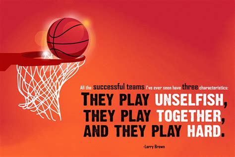 Larry Brown Successful Team Motivational Basketball NBA Quotes Poster – My Hot Posters