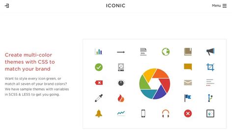 ionic icons | Brand colors, Color themes, Icon