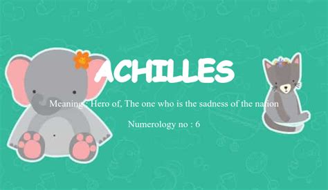 Achilles Name Meaning