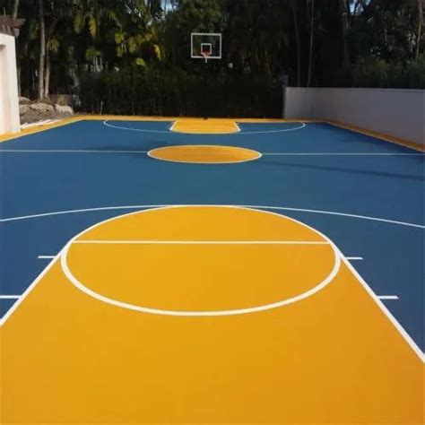 Basketball Court Flooring at Rs 75/square feet | Basketball Court ...