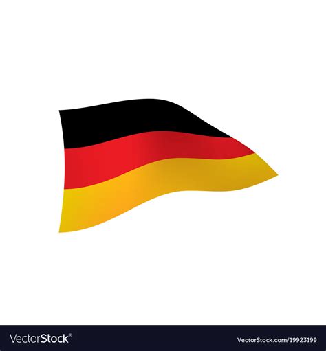 Germany flag Royalty Free Vector Image - VectorStock