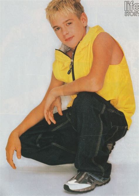 Aaron Carter teen magazine pinup black jeans Life Story squatting muscles - Teen Stars Forever ...