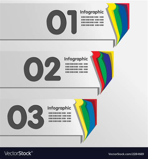 Paper Color tab Royalty Free Vector Image - VectorStock