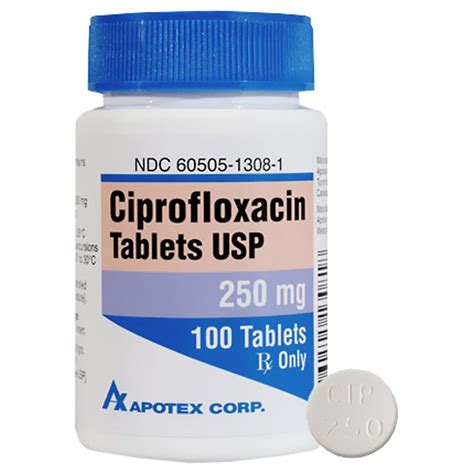 Ciprofloxacin 250mg Tab (100 tabs) | On Sale | EntirelyPets Rx