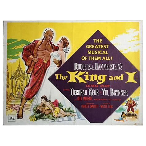 'The King And I', '1956' Poster For Sale at 1stDibs | the king and i poster, the king and i 1956 ...