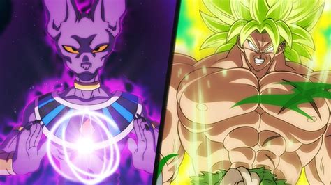 God of Destruction Beerus vs Broly Fight in Dragon Ball Super - YouTube