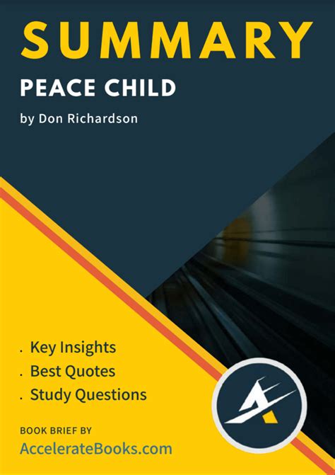 [ Book Summary ] Book Summary of Peace Child by Don Richardson ...