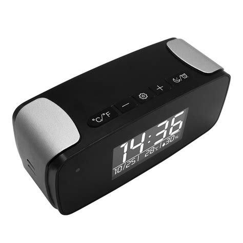 Mini Night Vision Alarm Clock With 1080P HD Wifi Camera