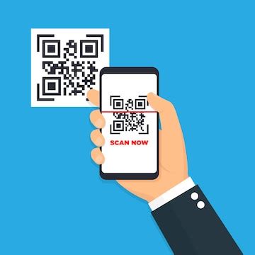 Premium Vector | Scan qr code flat icon with phone. barcode. illustration.
