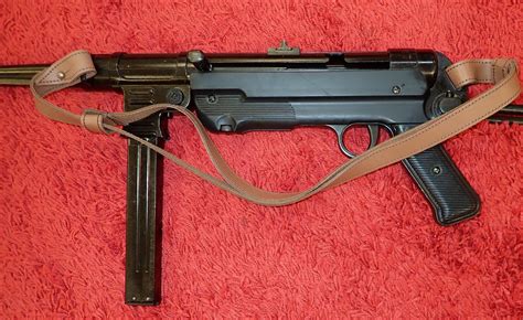 REPLICA WW2 GERMAN MP40 SEMI AUTOMATIC MACHINE PISTOL GUN WITH STOCK ...