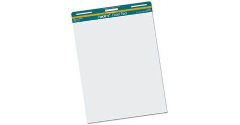 Easel Pad, Non-Adhesive, White, Unruled 27" x 34", 50 Sheets - PAC3385 | Dixon Ticonderoga Co ...