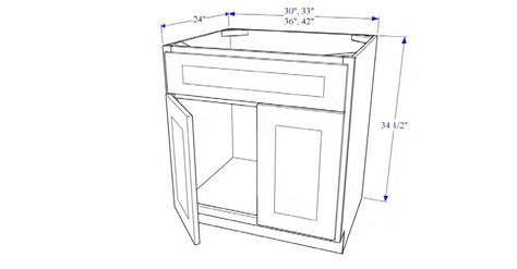 SB36 - RTA Trinity Sage Green Shaker Sink Base Cabinet, 2 Do