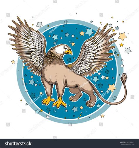 Griffin Vector Illustration Hand Drawn Style Stock Vector (Royalty Free ...