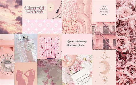 Girly. Aesthetic , Cute laptop , Laptop, Light Pink HD wallpaper | Pxfuel