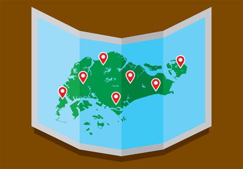Singapore Map Vector Graphics eps svg | UIDownload