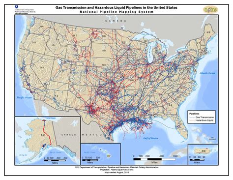 Natural gas and oil pipelines in the US. - Maps on the Web