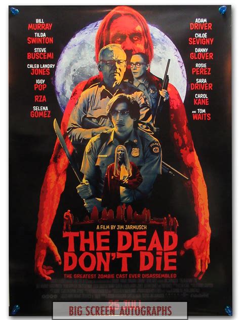 The Dead Don't Die one sheet poster | Big Screen Autographs