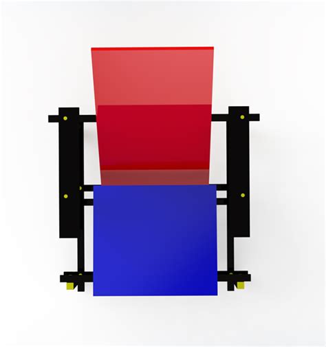 Red and Blue Chair on Behance