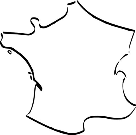 France Map Clip Art at Clker.com - vector clip art online, royalty free ...