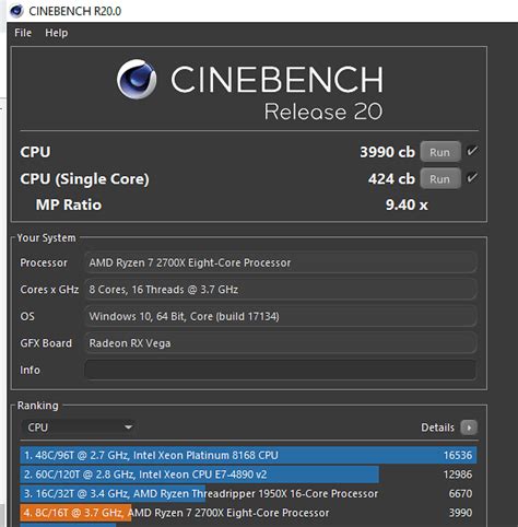 Maxon releases Cinebench R20 - New Instructions, New Scoring, No More GPU Test - CPU ...