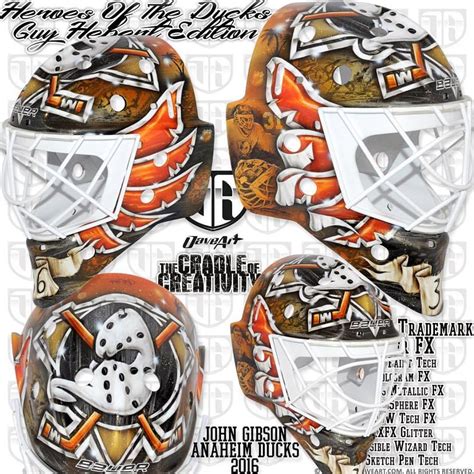 I Love Goalies!: John Gibson 2016-17 Mask