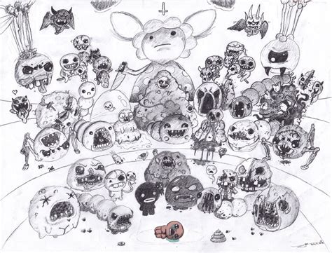 The Binding of Isaac [ALL BOSSES] by jaego17 on DeviantArt