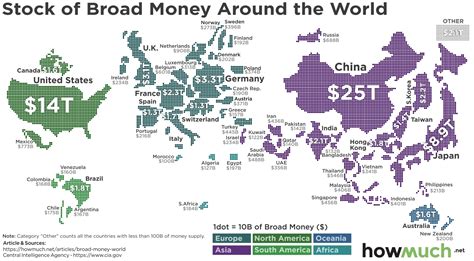 Map: Which Countries Hold the Most Money in Circulation? - The Sounding Line