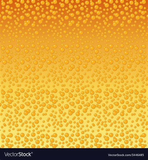 Beer bubbles background Royalty Free Vector Image