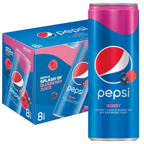 Pepsi Soda, Berry, 12 Fl Oz, 8 Count - Walmart.com - Walmart.com