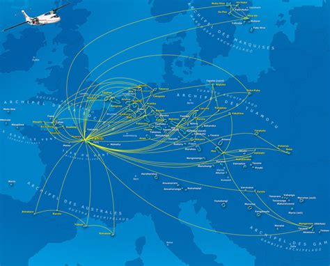 Air Tahiti Nui Route Map 7872 | Hot Sex Picture