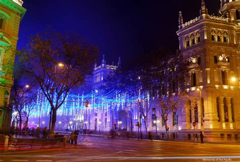 Christmas Lights in Madrid | Memories of the Pacific