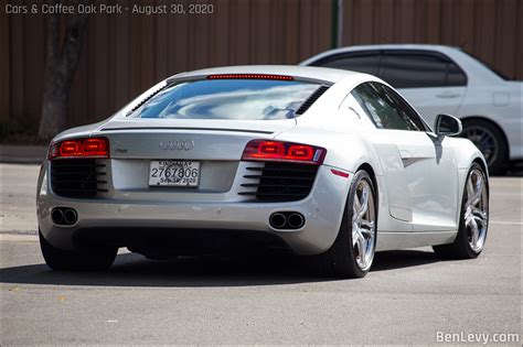 Silver Audi R8 - BenLevy.com