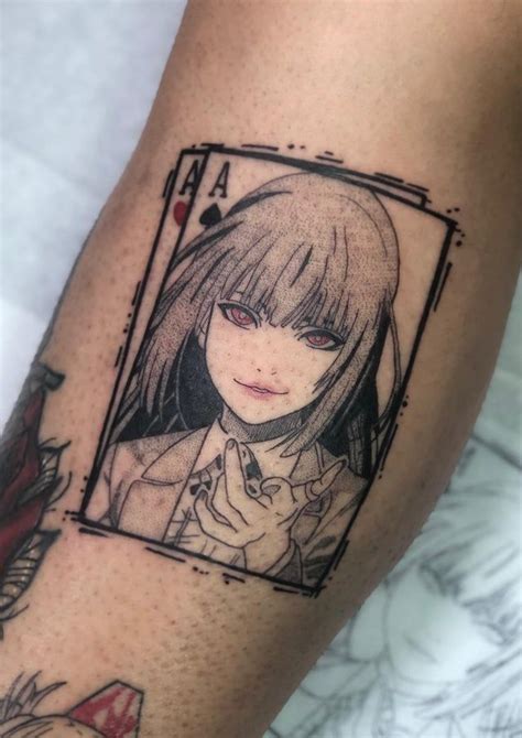 Kakegurui tattoo i did awhile back (INSTAGRAM: Keith.inks) - Kakegurui Dream Tattoos, Mini ...