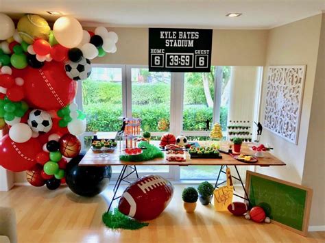 Sports Party - My Kids Party in 2020 | Sports themed birthday party ...