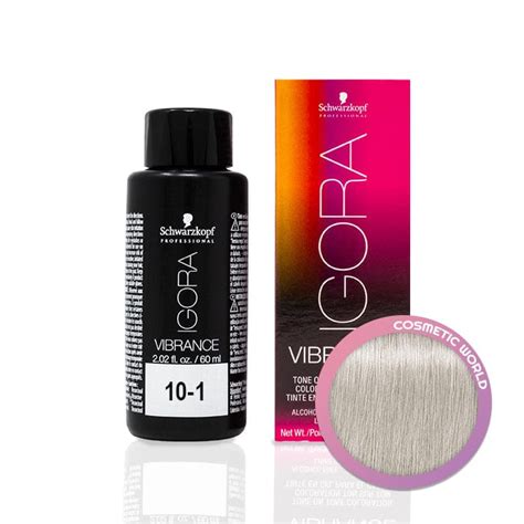 Schwarzkopf Igora Vibrance 10-1 Cendre Soft Toner | cosmeticworld.ca