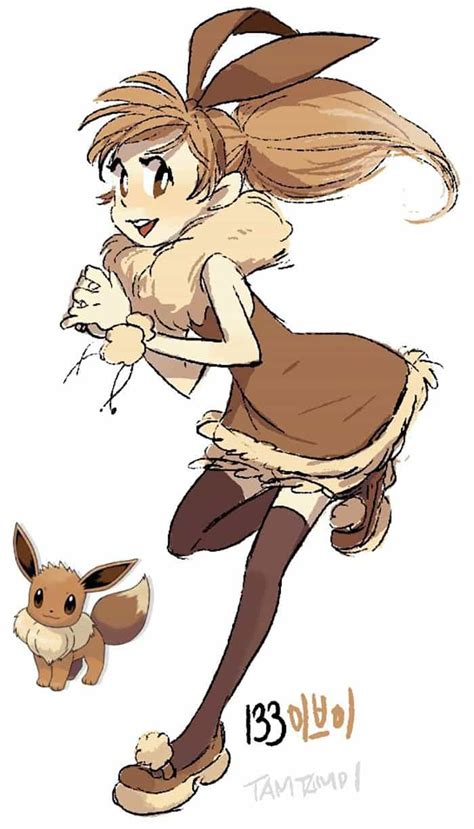 Pokemon Human Forms Eevee