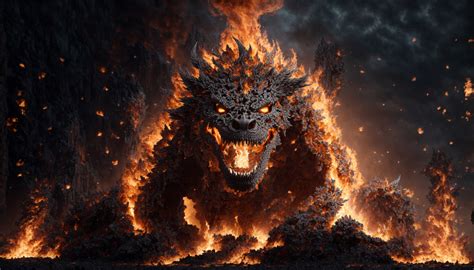 1400x800 Resolution Godzilla Fire 1400x800 Resolution Wallpaper ...